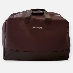 Dolce & Gabbana The One Dark Brown weekender gym DUFFLE BAG NEW